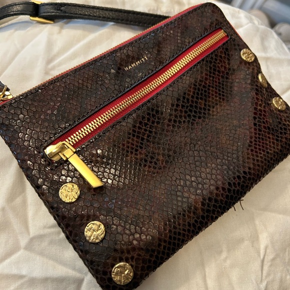 Hammitt Brown Crossbody Bag with Gold Accents - Picture 2 of 6